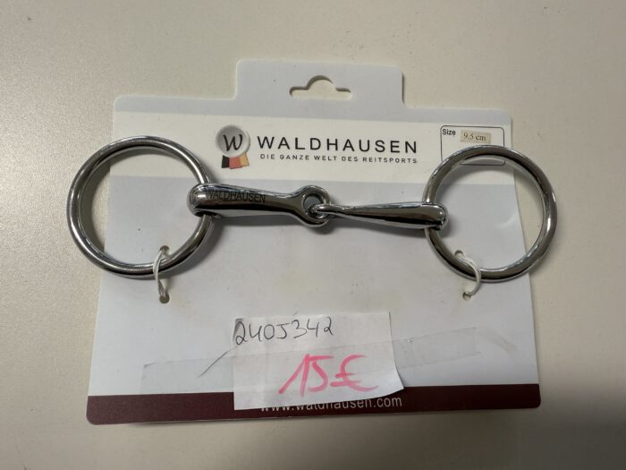 Waldhausen Gebiss einfach gebrochen 9,5 cm neu